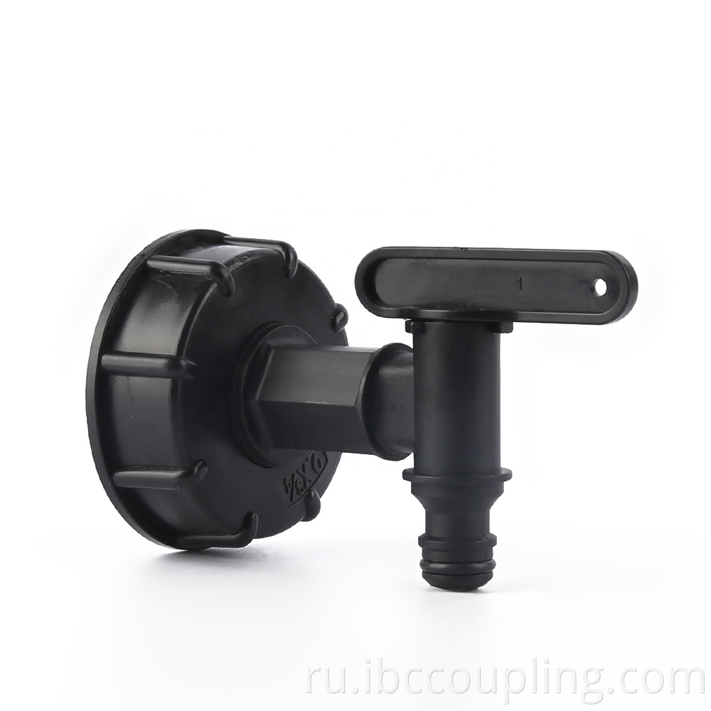 IBC Tank Adapter with 3/4 inch Tap DN50